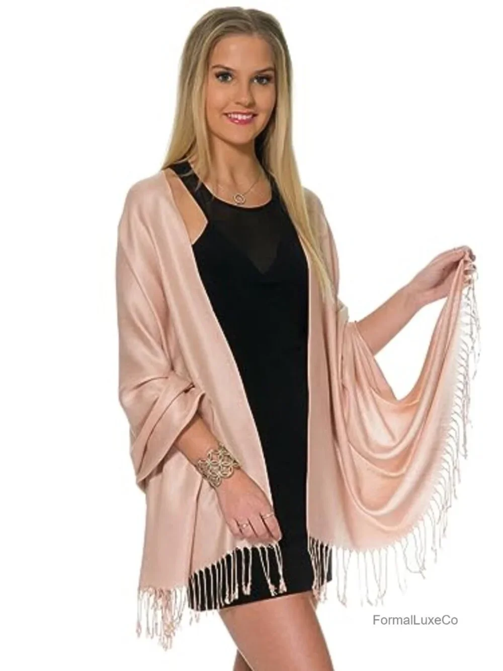 Large Soft Pashmina Shawl and Wrap for Evening Dresses Wedding